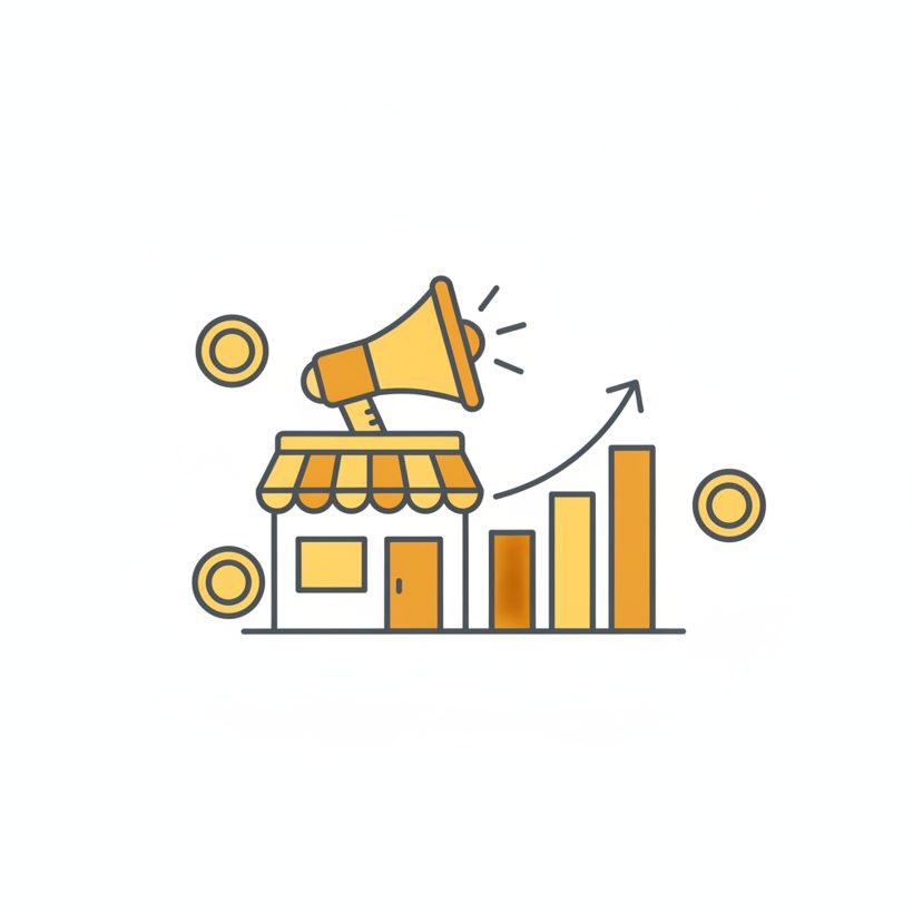 Marketing for Shopify illustration