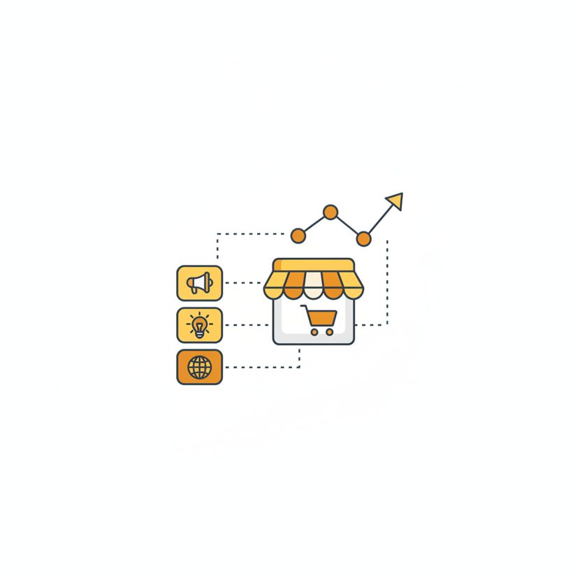 Shopify Marketing Services illustration
